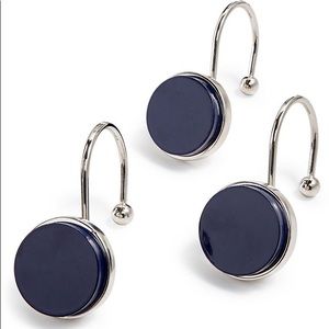 Navy Circle Shower Hooks Kate Spade